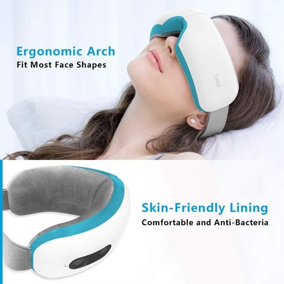 Breo iSee 3S Electric Eye Temple Massager with Air Pressure Music Vibration Heat - Picture 2 of 11